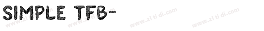 Simple tfb字体转换